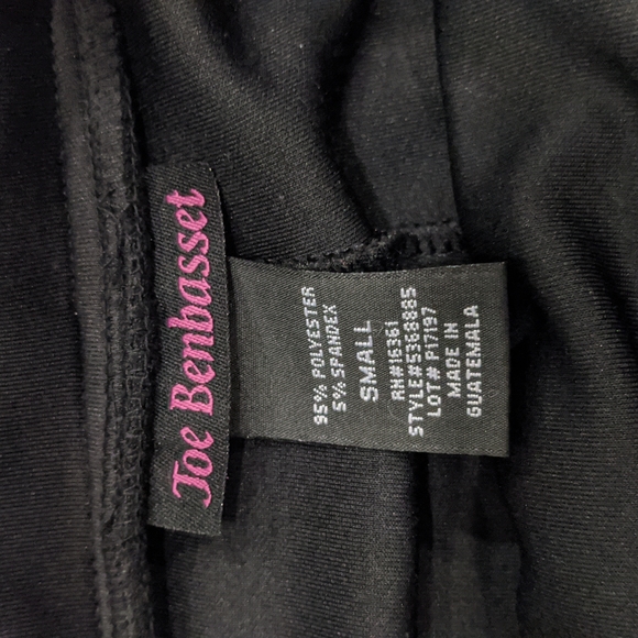 Joe Benbasset Ruffle-Top Stretch Elastic Waist Mini Skirt - Picture 3 of 5